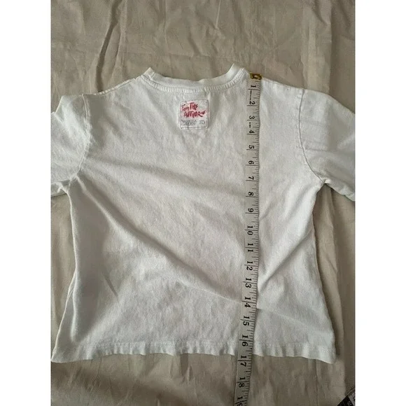 Zara Kids Girls Strawberry Print T-Shirt White Short Sleeve Size 8-9 Cute Tee - Picture 10 of 14